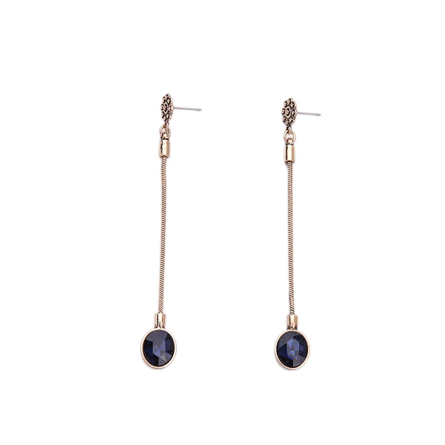 Korea Now Trending Simple Earrings Long Alloy Snake Chain Korea Now Trending Simple Earrings Long Alloy Snake Chain For S Women Bijoux Nickel