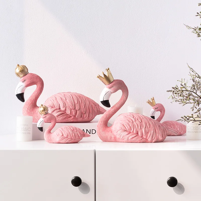 resin flamingo figurines