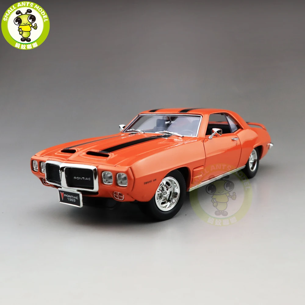 1/18 1969 PONTIAC Жар-птица транс-роуд Подпись литая модель автомобиля игрушки для мальчиков и девочек подарок