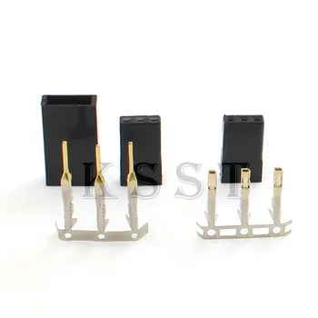 

AM-1021B JR/Futaba Male/ Female Connector for RC Model, Servo Connector, Model Receiver Battery ESC Connection