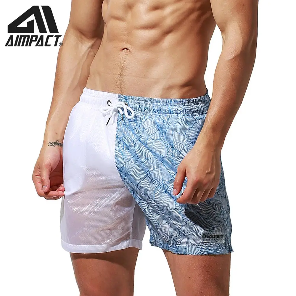 

Desmiit Fast Dry Board Shorts for Men Light Weight Transparent Sexy Swim Trunks Holiday Surf Beachwear Waterwear Hybird DT94