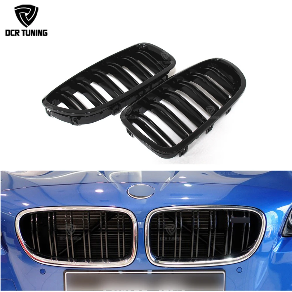buy Dual Slats Front Grille For BMW 5 M Series F10 M5 Three Color M Look amp; Gloss black 2010 2011 2012 2013 2014 2015 2016