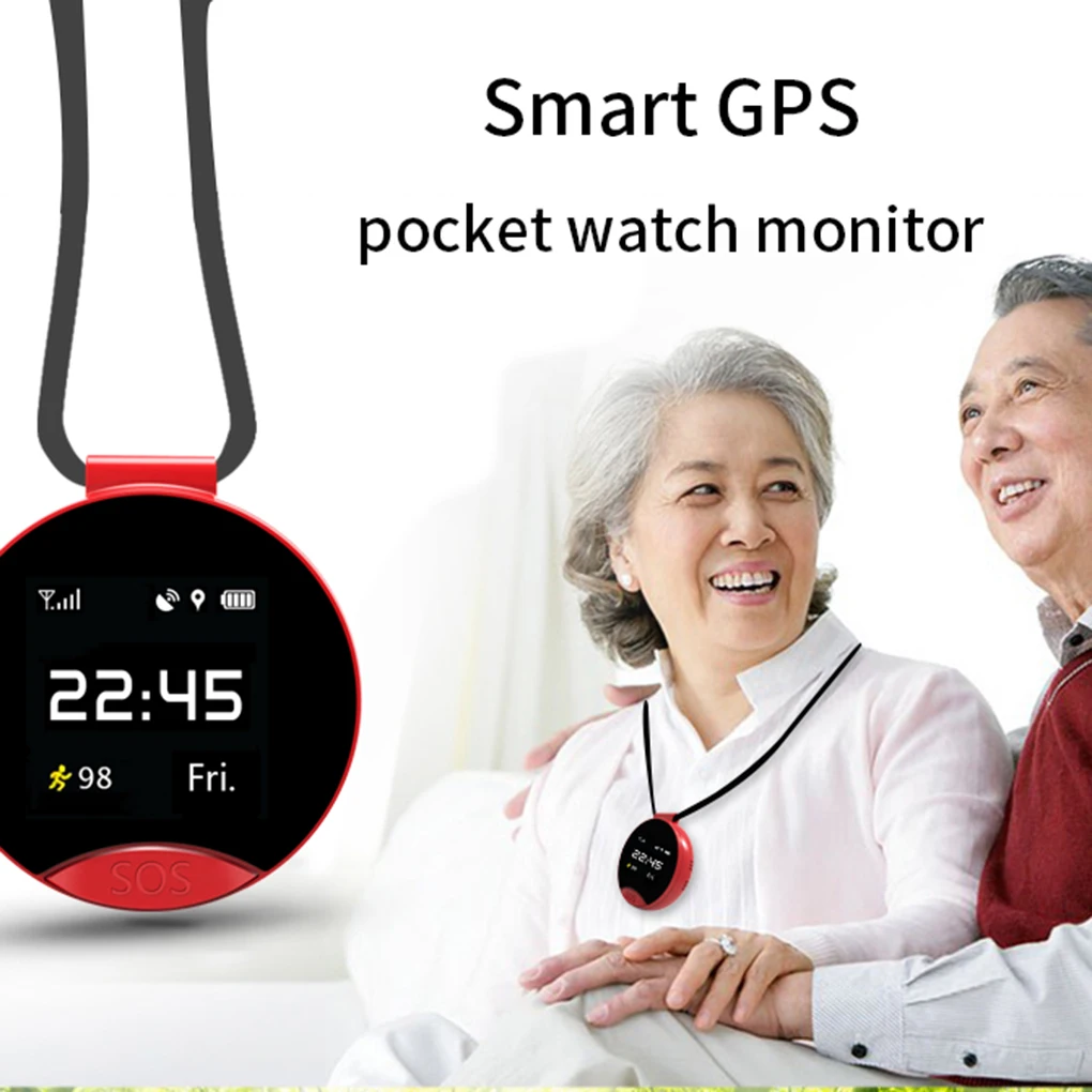 S9 Elderly GPS Pocket Watch Global Positioning Smart Pocket Watch