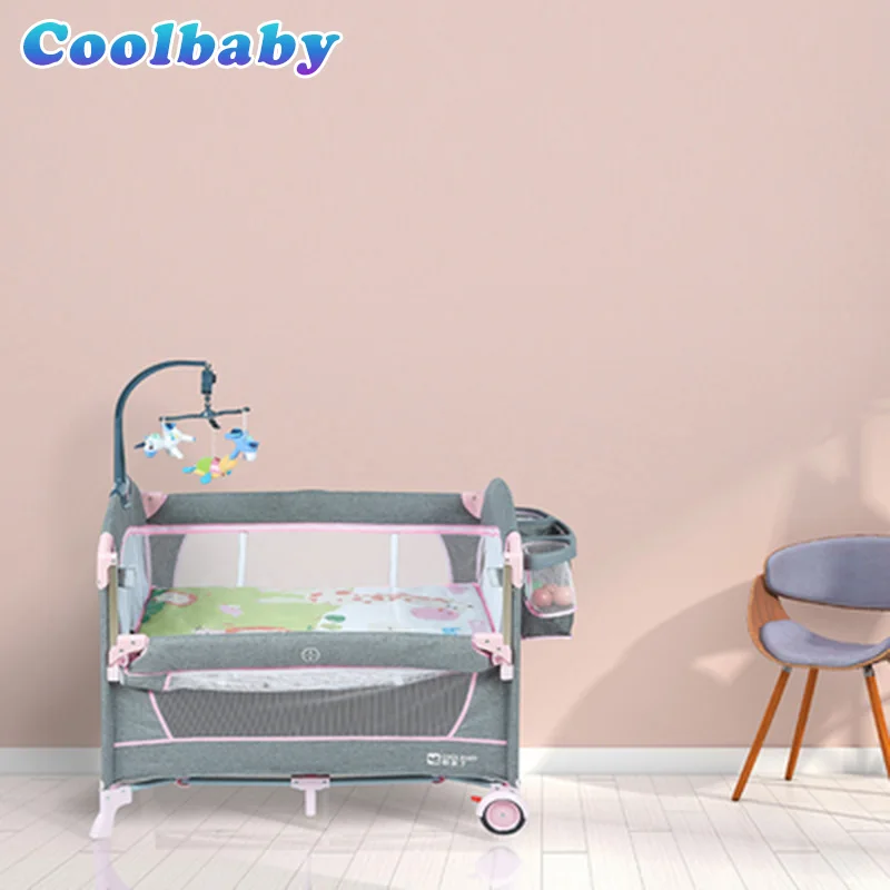 Coolbaby детский манеж Высококачественная складная кровать для малыша, сетка от комаров для детской кроватки, Детская без