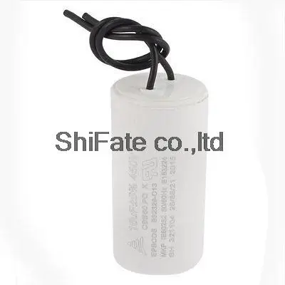 

CBB60 AC 450V 4/5/6/8/10/12/15/16/20/25/30/35/40/50/60uF Wired Motor Run SH Capacitor 50/60Hz