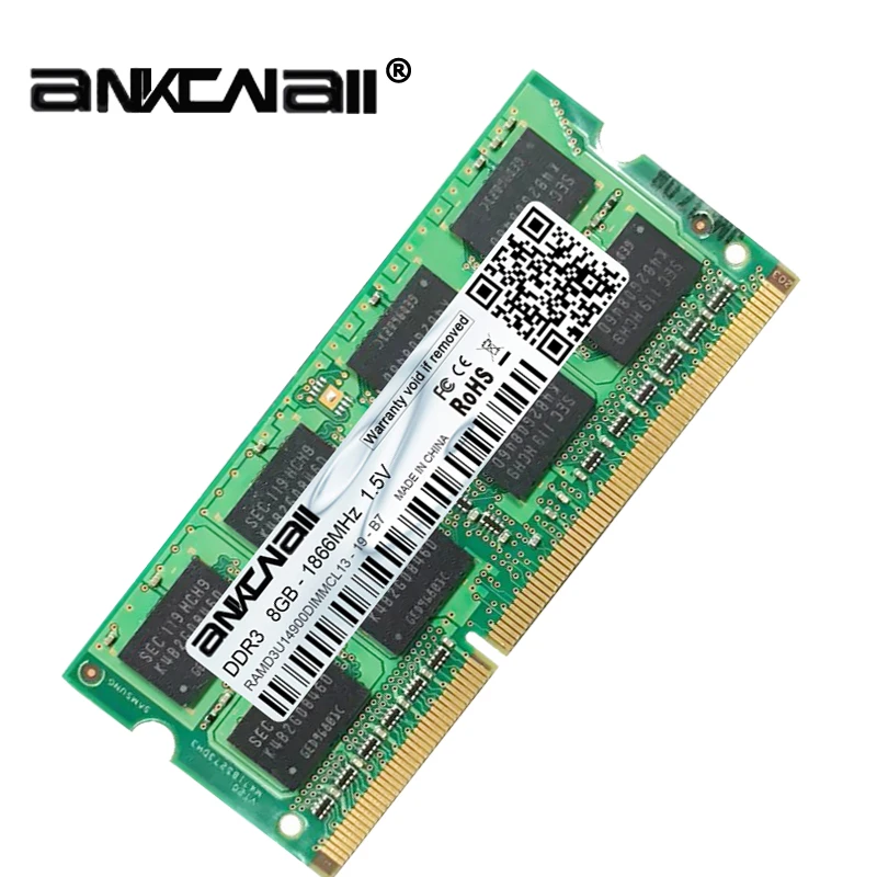 DDR3 ram 8 Гб(2 шт x 8 ГБ) 1866 МГц PC3-14900 для Intel ноутбука Память DIMM 1,5 V 204Pin