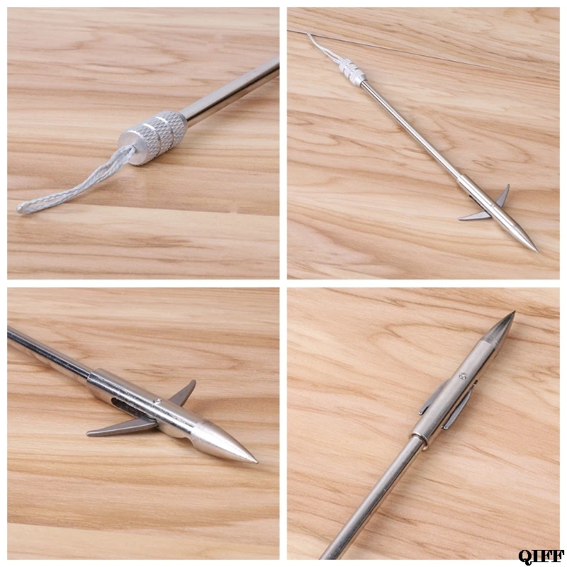 

Drop Ship Fishing Broadhead Arrow Stainless Steel Catapult Slingshot Bow Hunting Fish Dart May30