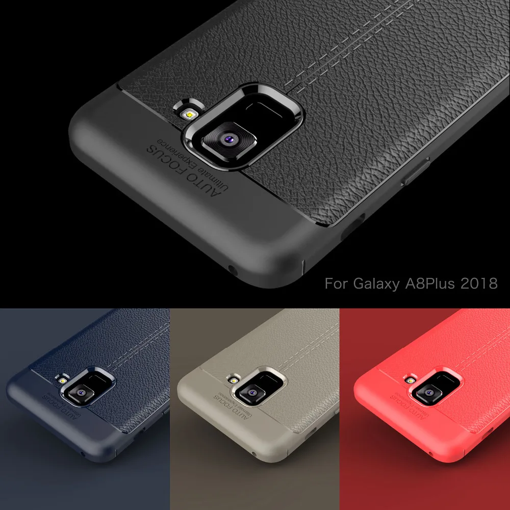 BYHeYang чехол для Samsung Galaxy A8 Plus 2018 мягкий силиконовый кожаный чехол-броня телефона |