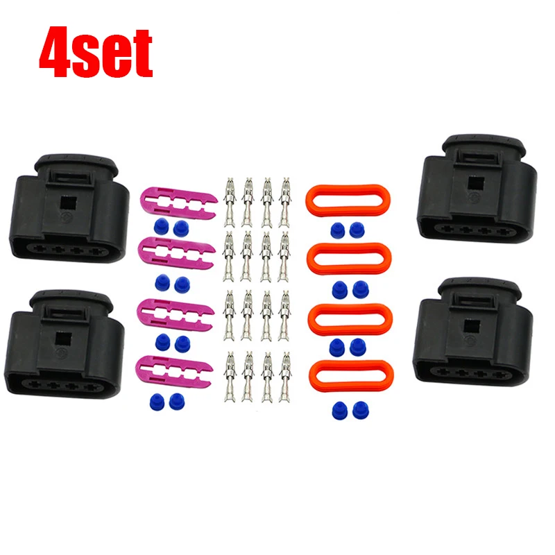 Set 4 Ignition Coil Connector Repair Kit IC39 For Audi A4 A6 A8 for VW Passat Jetta GOLF Polo Touran Transporter SHARAN Touareg Set 4 Ignition Coil Connector Repair Kit IC39 For Audi A4 A6 A8 for VW Passat Jetta GOLF Polo Touran Transporter SHARAN Touareg