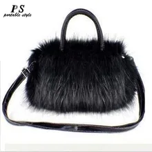 KAKINSU зимние женские сумки через плечо Популярные Роскошные женские сумки из искусственного меха кролика дизайнерские женские маленькие сумки-мессенджеры