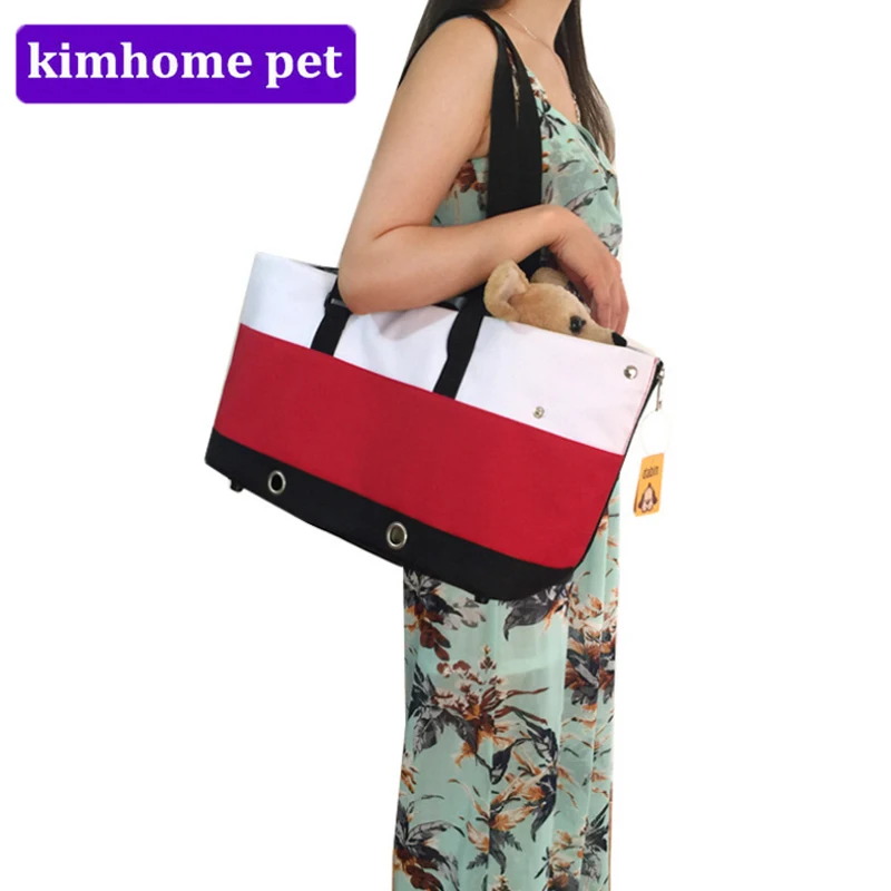 2017 Pet Bag Fashion Stripe Backpack Breathable shoulder Bags For Teddy