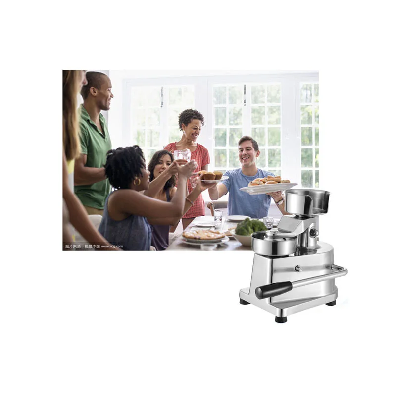ITOP 100mm-130mm Manual Hamburger Press Burger Forming Machine Round Meat shaping Aluminum Machine Forming Burger Patty Makers