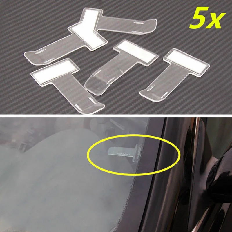 

Car Vehicle Parking Ticket Receipt Permit Card Holder Clip Sticker Practical