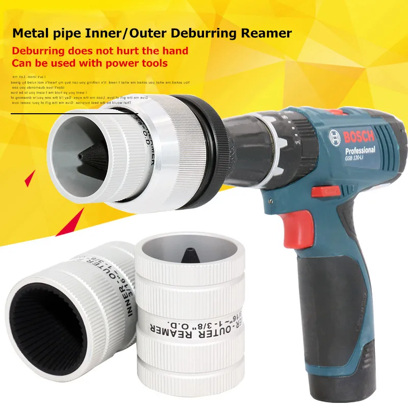 Chamfer Tool Drill Bit Pipe Reamer Deburring External Remove Burr Chamfering 1pc Chamfer Tool Drill Bit Pipe Reamer Deburring External Remove Burr Chamfering 1pc