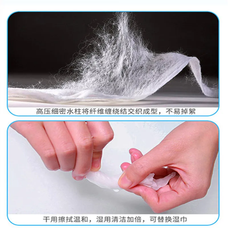  80 PCS Disposable Gauze Towel Wet and Dry Handkerchief Wipes inflavel towel superme baby towel moda