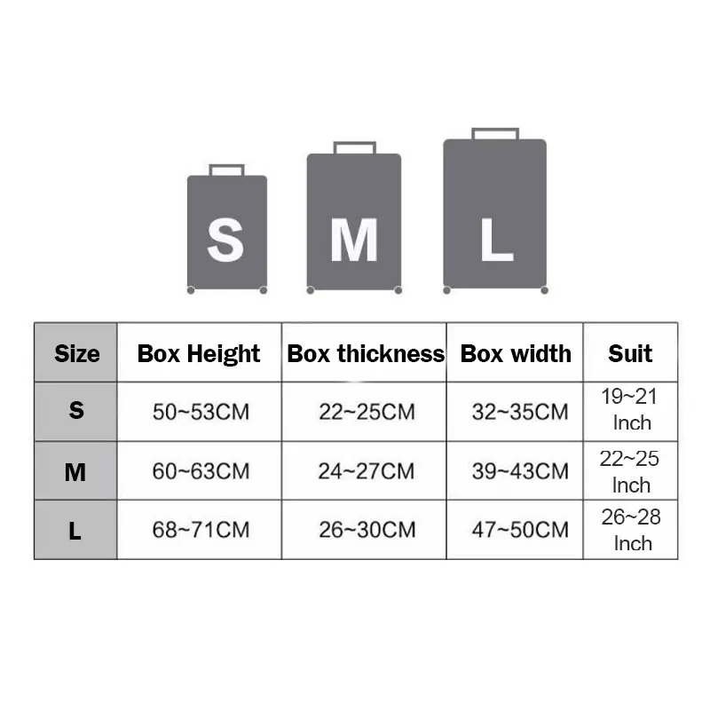 Дорожный эластичный чехол для багажа, защитный чехол из эластичной ткани, чемодан на молнии, Защитные Чехлы, аксессуары для путешествий, Чехол для багажа