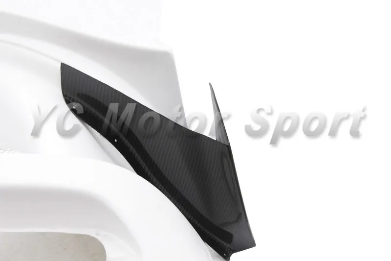 1992-1997 Mazda RX7 FD3S RE-GT Style Front Bumper Canards CF (7)