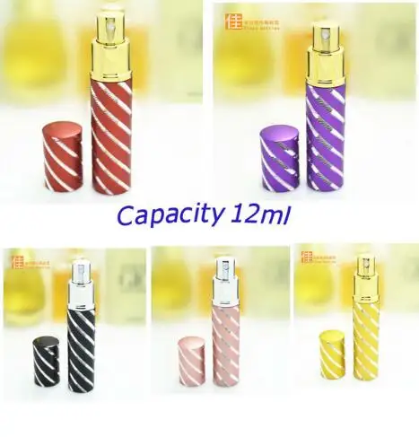 

Capacity12ml 200pcs/lot Portable spray perfume bottles High quality seal leakage Multicolor optional