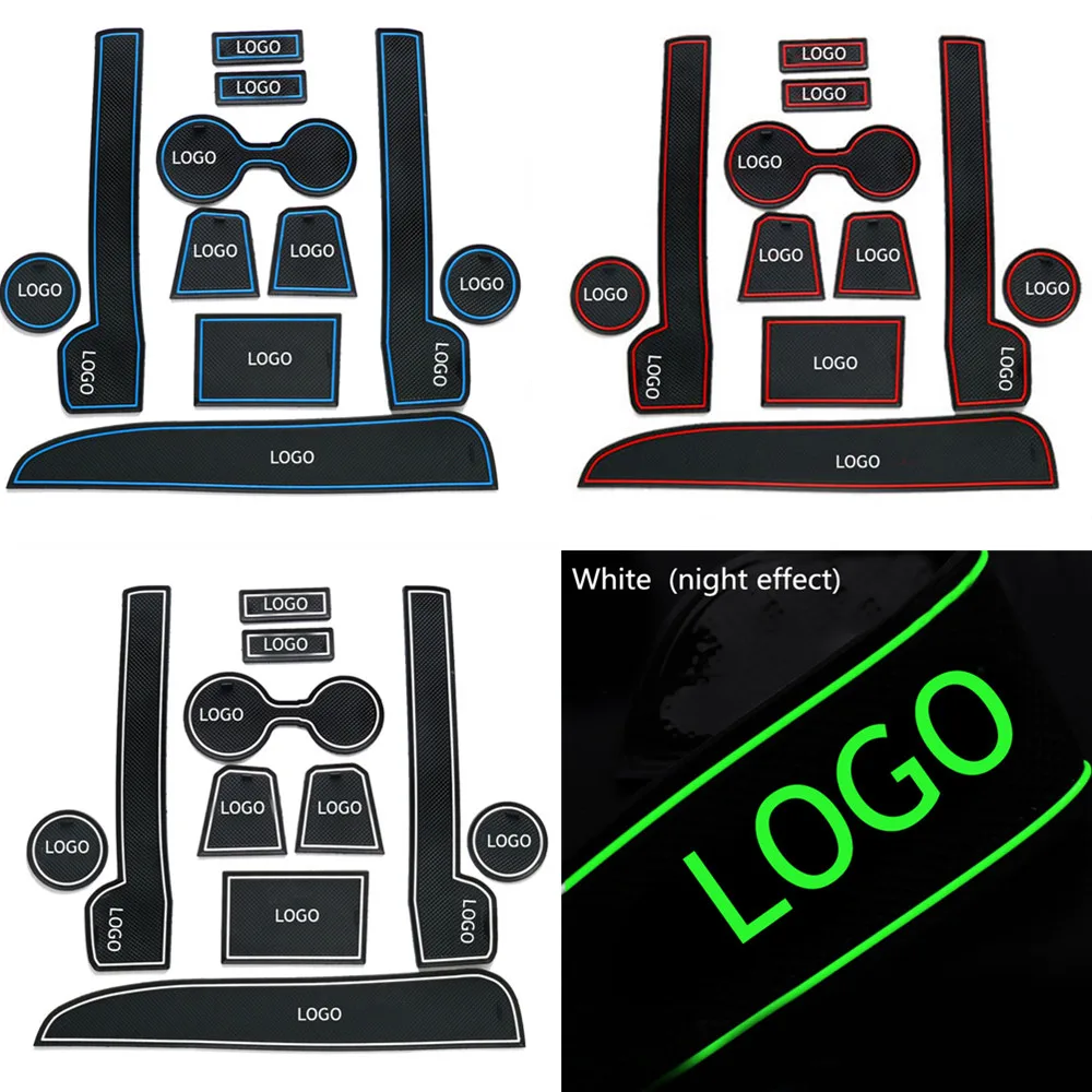 

Car Styling Non-slip Mats For Mazda 5 2013 Car Door Groove Mat Gate Slot Mat Cup Mat 11pcs Per Set Car Accessories