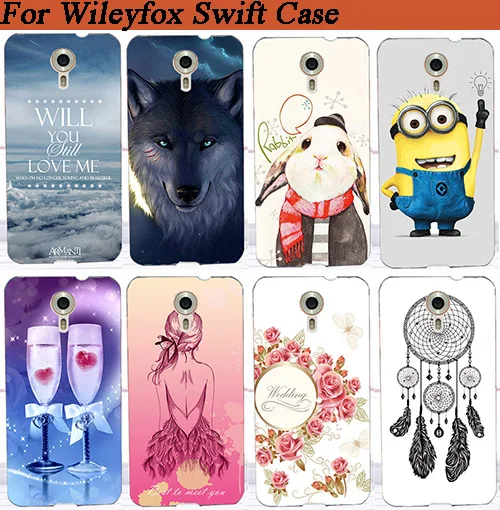 

For Wileyfox Swift Case, High Quality Fashion beautiful design DIY Painitng Colored Painted Cover For Wileyfox Swift Phone case