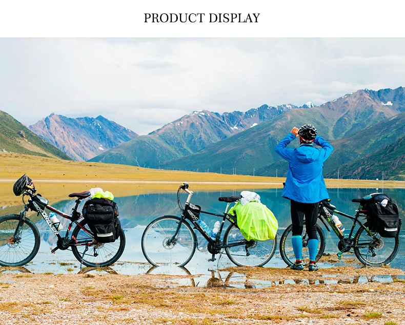 Clearance ROCKBROS 3 in 1 Waterproof Bicycle Bags Pannier 48L MTB Mountain Bike Rack Bag Bicycle Rear Seat Trunk Bag With Rain Cover 31 Clearance ROCKBROS 3 in 1 Waterproof Bicycle Bags Pannier 48L MTB Mountain Bike Rack Bag Bicycle Rear Seat Trunk Bag With Rain Cover 31