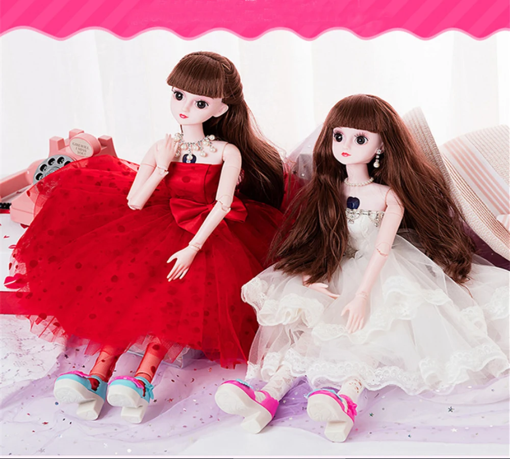 

18 Joints Smart Doll 60/85CM Tail Wedding Princess Changeable Dress Singing Storytelling Doll Toys