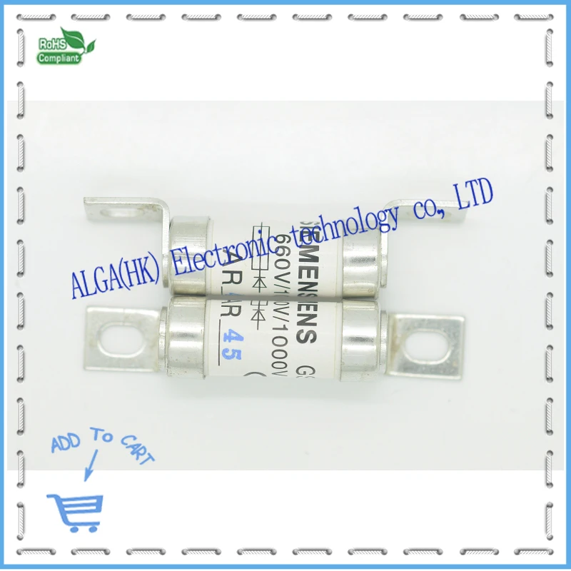 

45A/50A/55A/63A/70A/75A/80A/85A/90A/100A/125A/150A RGS4 fuse tube replace the FE ET series and Free shipping.