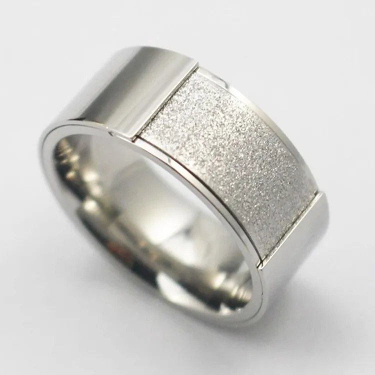 Персонализированные кольца пустая нержавеющая сталь мужские кольца перстни серебряный цвет размер 8 9 10 11 не включая дополнительные лого цену за 1 шт