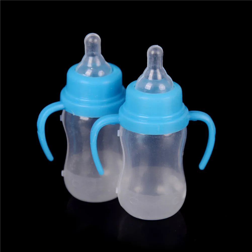 2 шт./компл. бутылки из-под молока, супер майка для малышей с принтом в виде бутылки кукла бутылочка соска для кормления для игрушки куклы