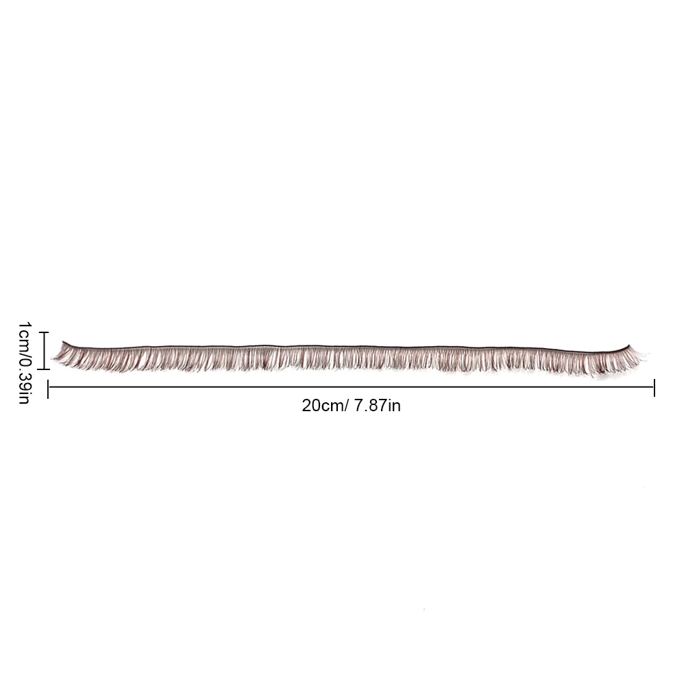 1/5 шт 20 см для ресницы куклы и эффект накладных ресниц, аксессуары для куклы, детские игрушки по оптовой цене чёрный; коричневый Цвет