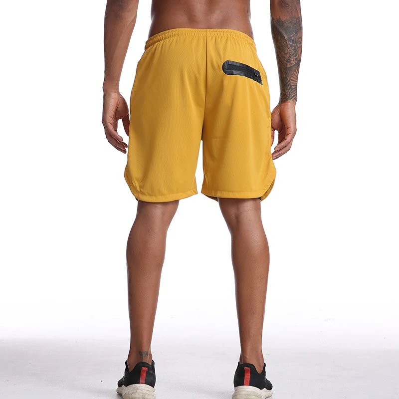 correndo shorts de dois andares homens fitness