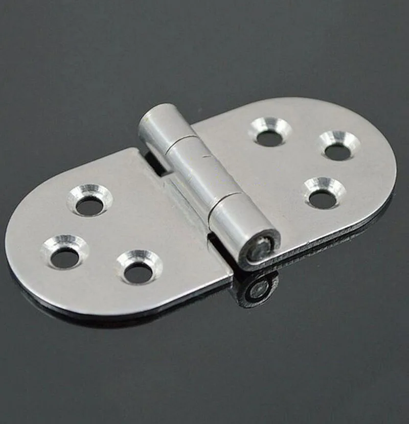 

304 Stainless Steel Thick Flap Hinge / Machinery semicircular hinge 80*40*2MM 10PCS
