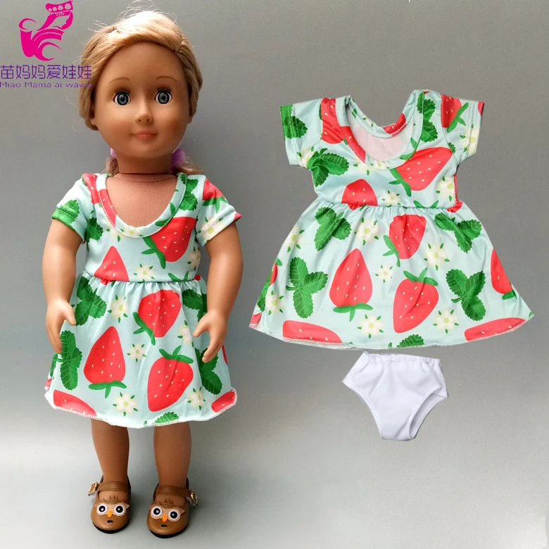 17 дюймов кукла спальная Пижама комплекты 18 дюймовые куклы Домашняя одежда комплект