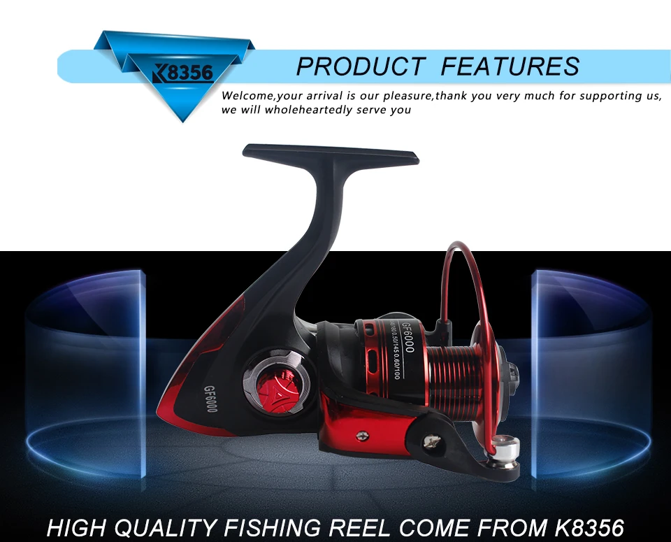 K8356 11BB 5.21 Fishing Spinning Reel GF1000~GF6000 Carp Fishing Reel Metal Line Cup Left-Right Handle Saltwater Fishing Reel_01