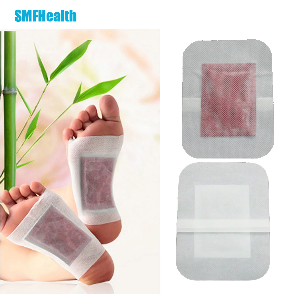 50Pcs Rose Detox Foot Patch Bamboo vinegar Pads Improve Sleep Beauty