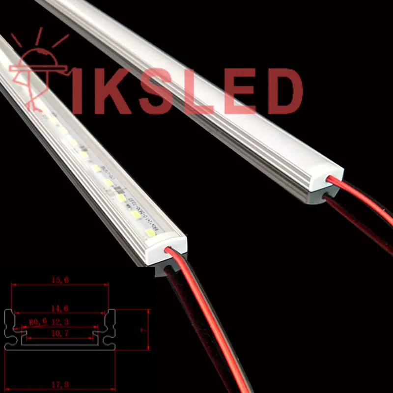Плоский тонкий U высокий яркий DC 12 В 36 SMD Корея 2 чипы 18 Вт/м светодиодный 8520 LED
