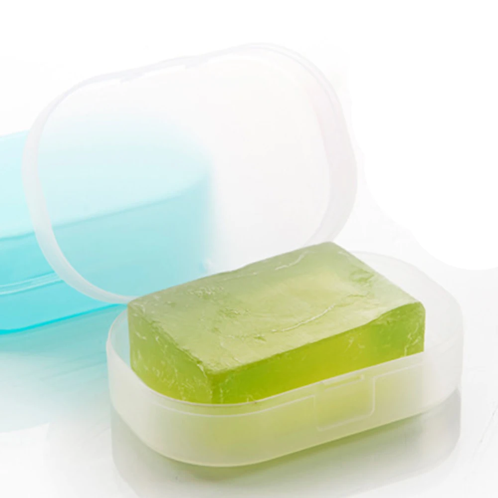 1pc Portable Travel Handmade Soap Box Soap Case Dishes Waterproof Leakproof Soap Box with Lock