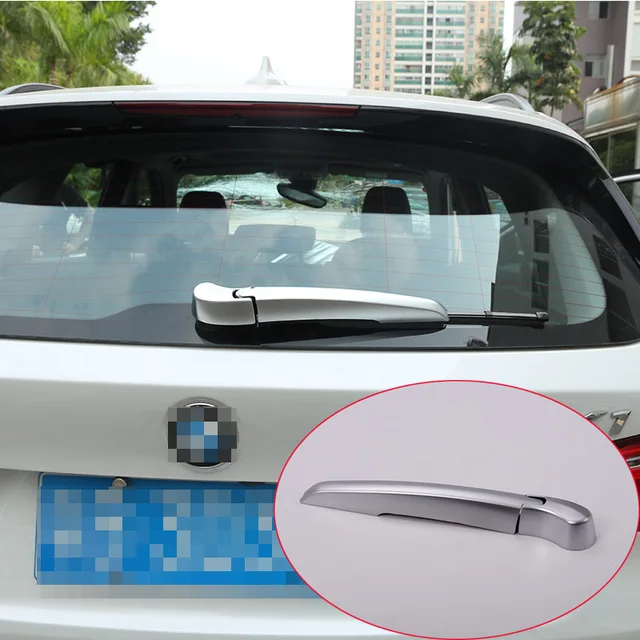 Abs Chrome Rear Window Wiper Blade Cover Trim For Bmw X1