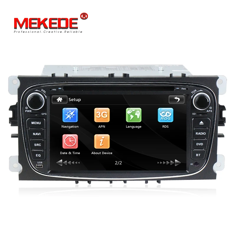 Excellent Free shipping! Car DVD multimedia Player For FORD Mondeo S-MAX Connect FOCUS 2 2008 2009 2010 2011 GPS Navi RDS BT free Map MIC 4