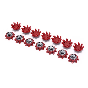 

High Quality 14Pcs Golf Shoe Spikes Pins 1/4 Turn Fast Twist Spikes Replacement Training Aids Tool Accessories