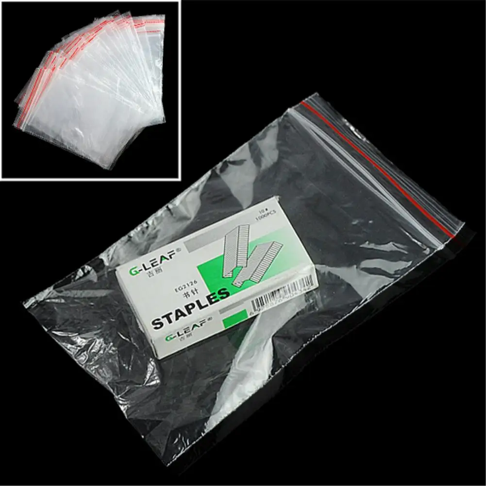 Buy WITUSE Mini ziplock bags print 100 Small Clear