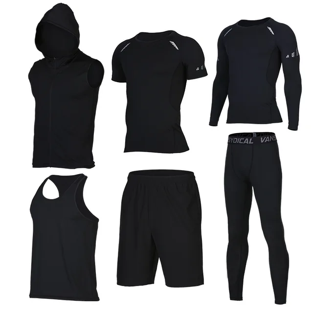 Quick Dry Men’s Compression Sportswear Sets - Image 4