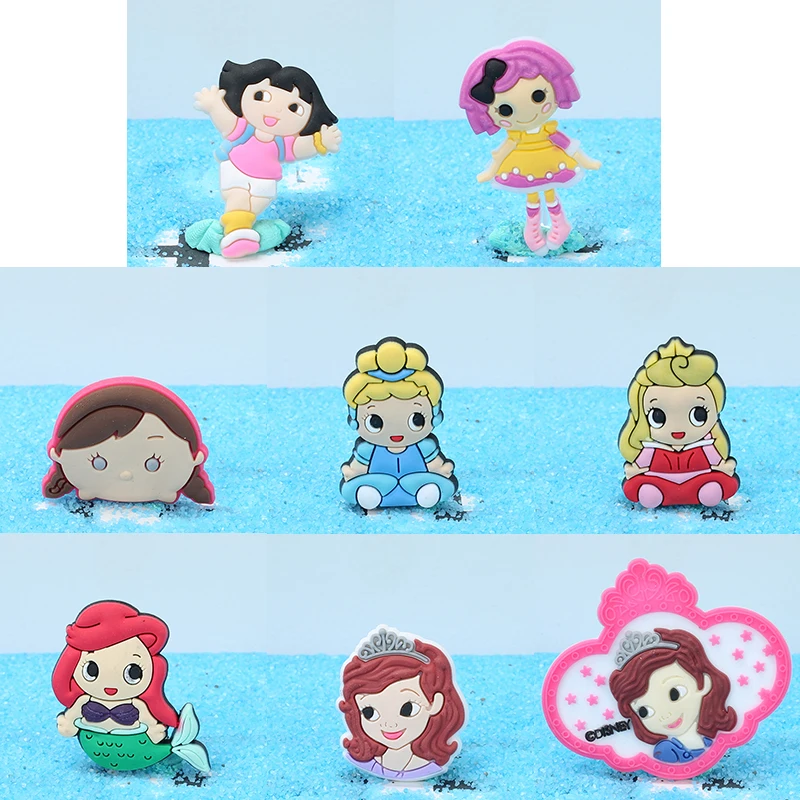 

Ruiyi Croc Decoration Sale 1 pcs Captain Kawaii Shoe Charms Baby Girls Shoe accessories DIY Decoration Fit Bracelets Croc JIBZ