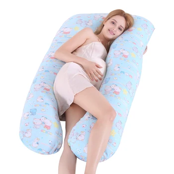 

Support Sleeping Pillow For Pregnant Women Body Cotton Pillowcase U Maternity Form Pillows Pregnancy Side Bed Suit No Filler