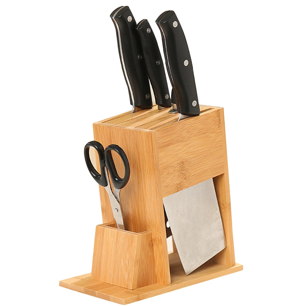 Кухонные принадлежности полка для хранения многофункциональный резак стойка держатель деревянный держатель для ножей держатель инструмента без резца
