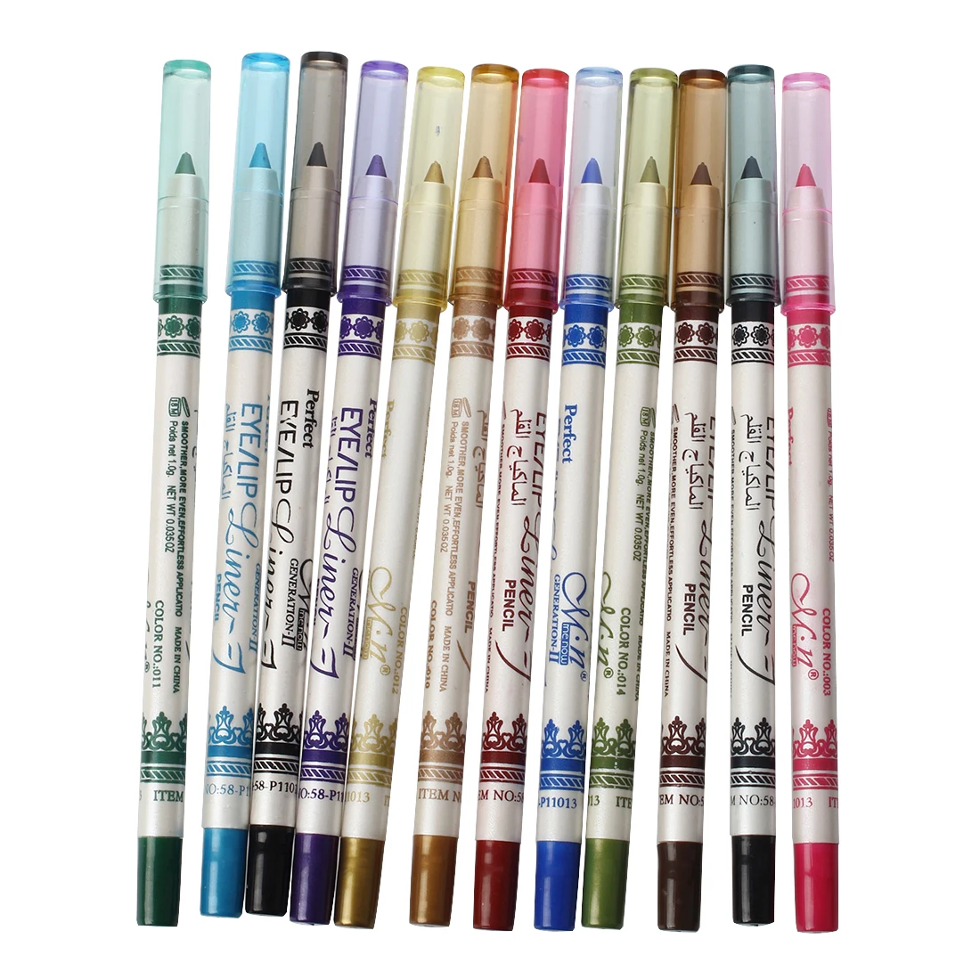 12 Color Glitter Eyeliner Pencil Eyeliner Eye Liner Eye Makeup