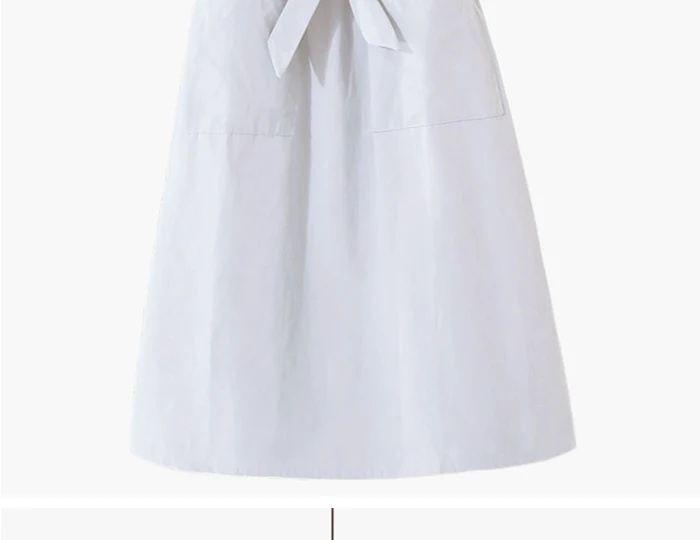 Surmiitro Летняя женская юбка средней длины, новинка, повседневная Корейская юбка трапециевидной формы с разрезом и высокой талией, женская школьная юбка-бутон