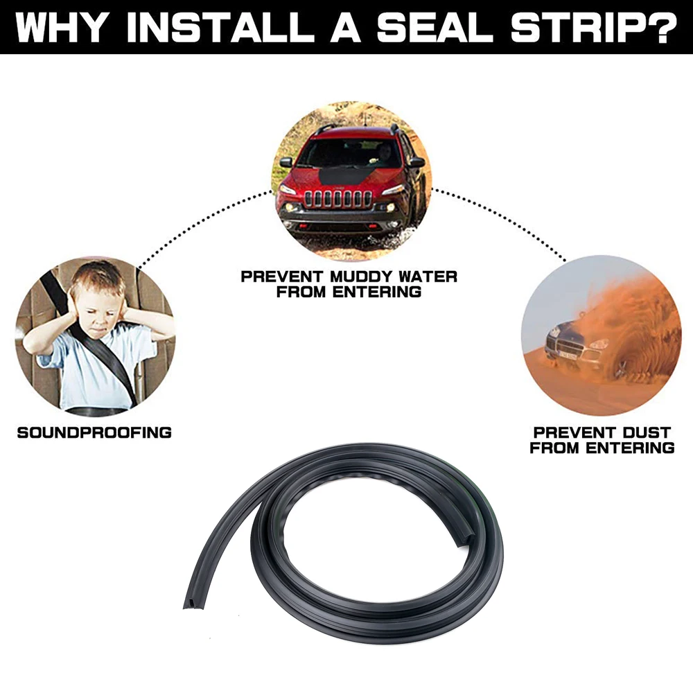 

Free gift Car sealant Windshield 1.6m Rubber easy install Sealing Strip Sound Insulation Edge U Shape Dashboard glass gap filler