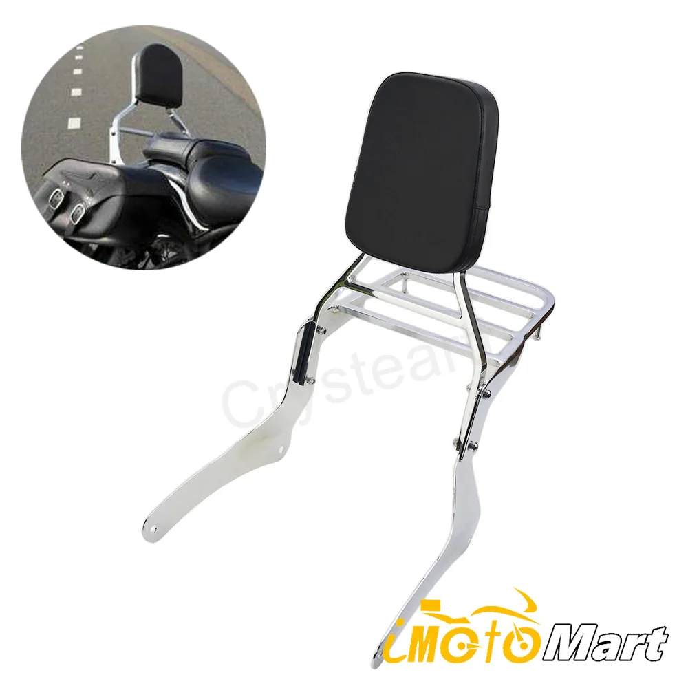 

Passenger Rear Luggage Rack Support Holder Saddle bag Cargo Shelf Bracket Backrest Sissy Bar For Kawasaki Vulcan VN900 2006-2018