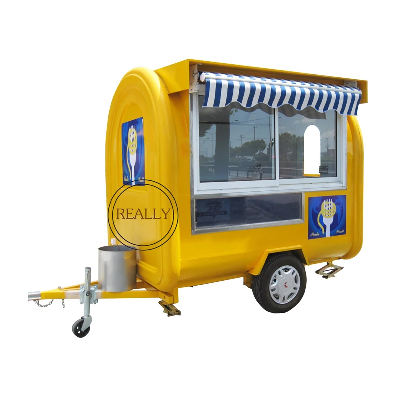 Long 220 CM Food Cart/ Trailer Machine with umbrellain Food Processors from Home Appliances on